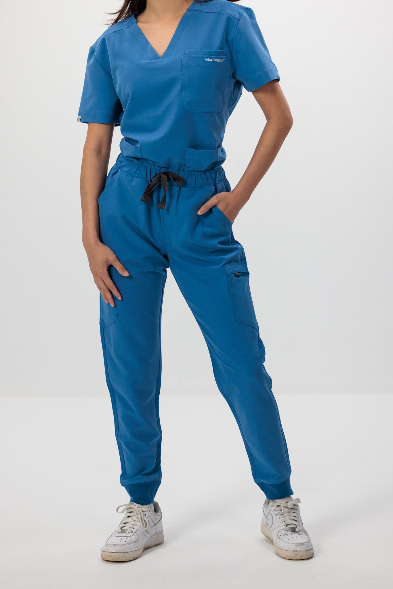 Female scrub bottoms blue
