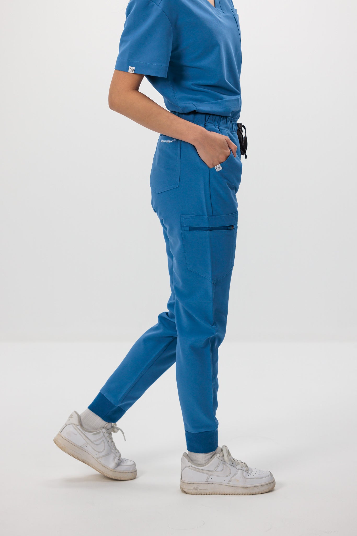 Female scrub bottoms blue