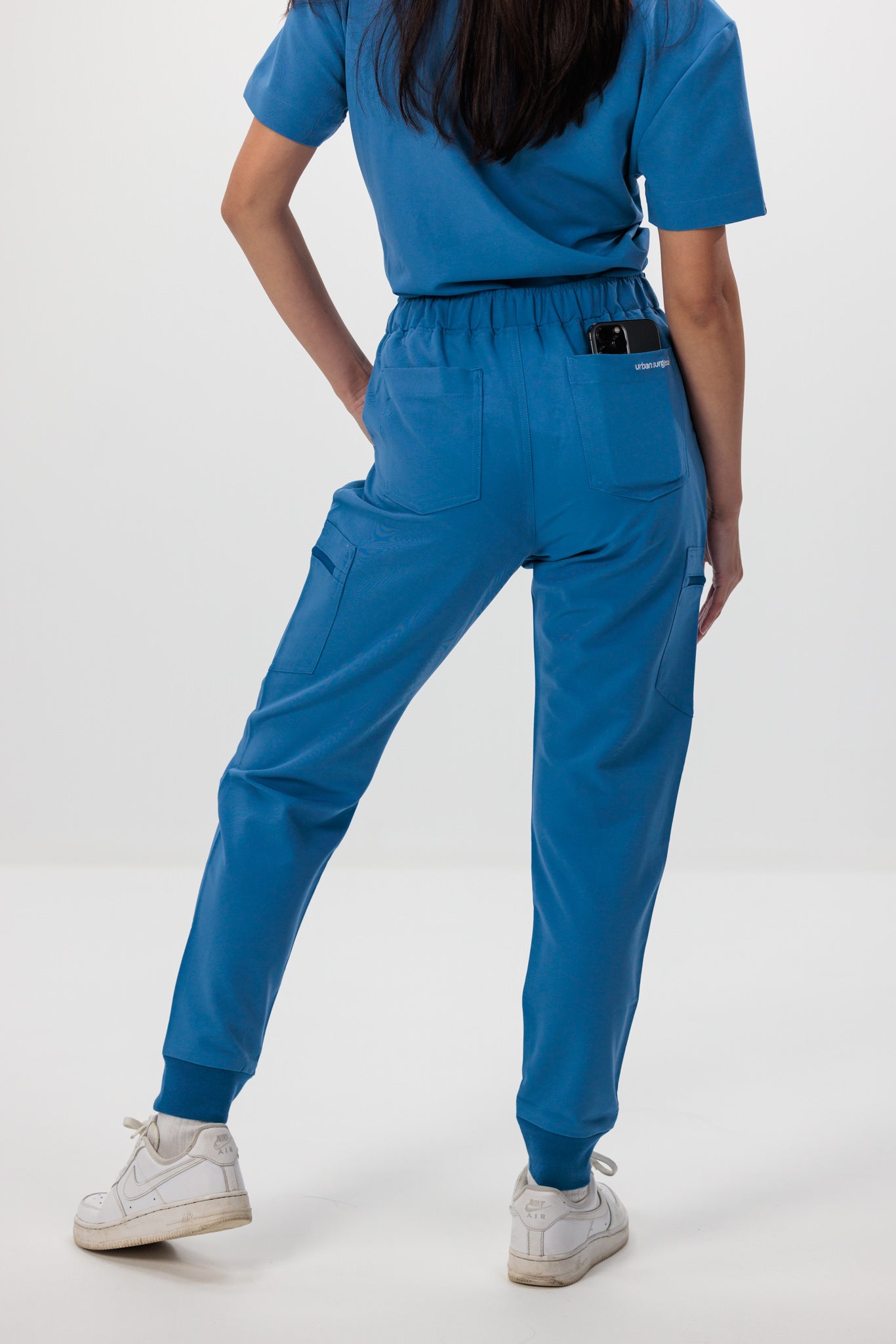 Female scrub bottoms blue