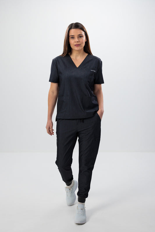Female scrub bottoms black