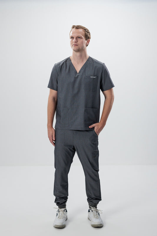 Male scrub bottoms grey