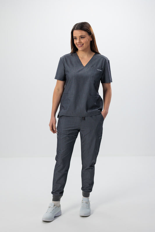 Female scrub bottoms grey