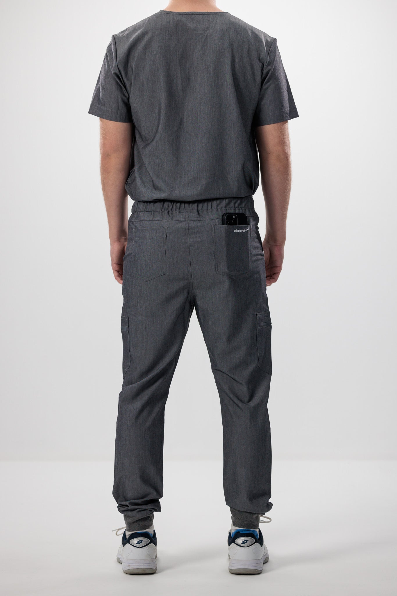 Male scrub bottoms grey